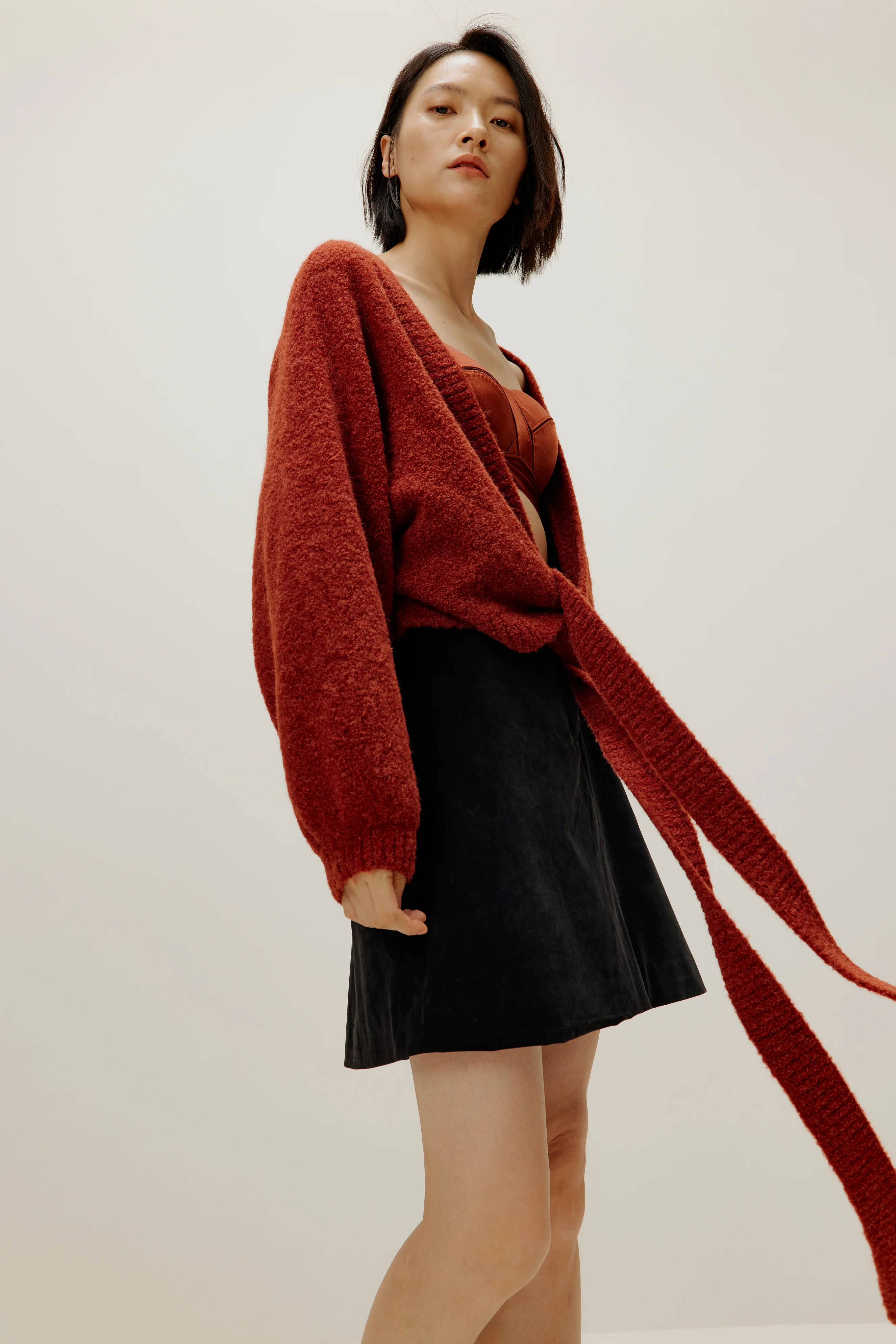 Alpaca Wrap Cardigan - Image 7