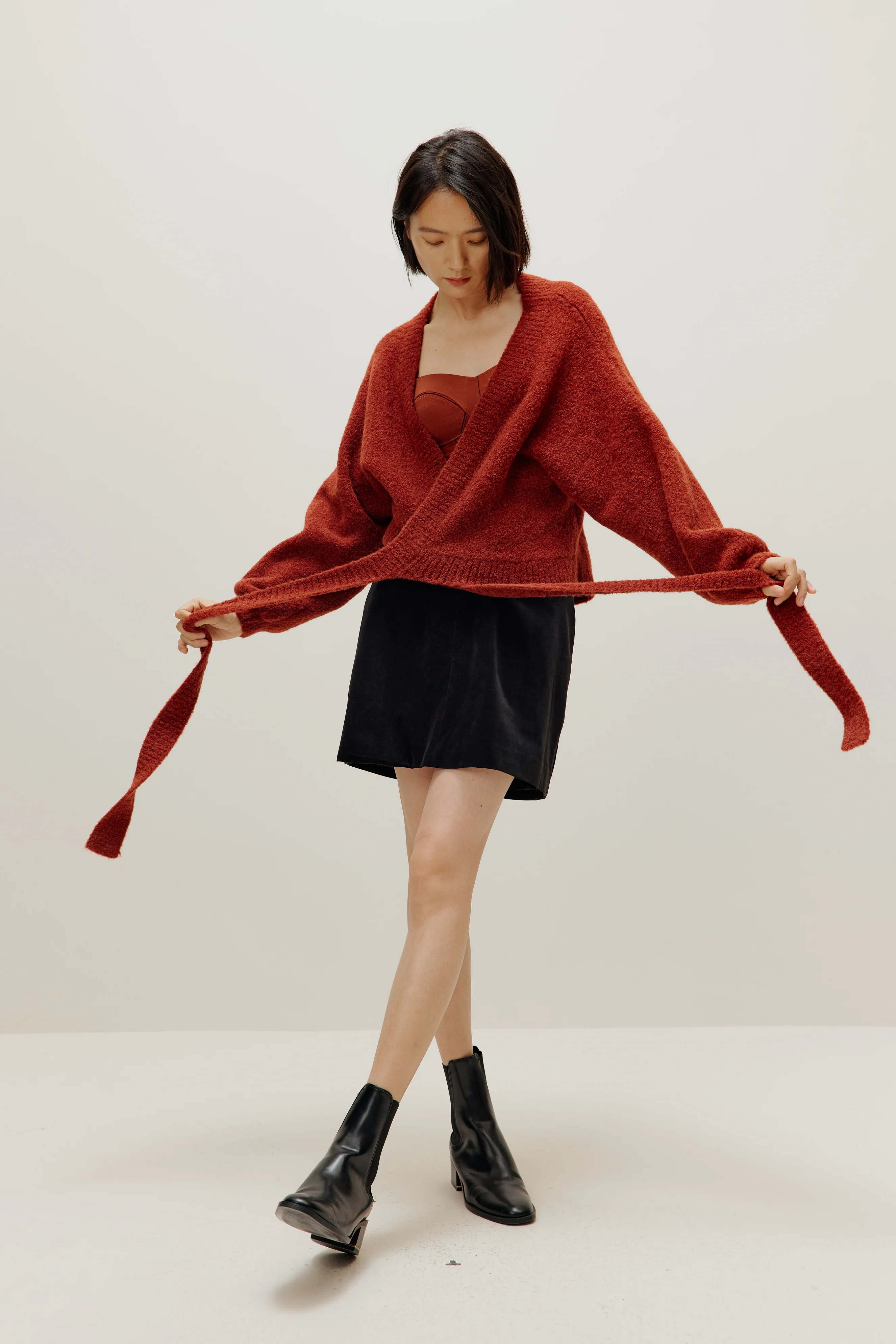 Alpaca Wrap Cardigan - Image 8