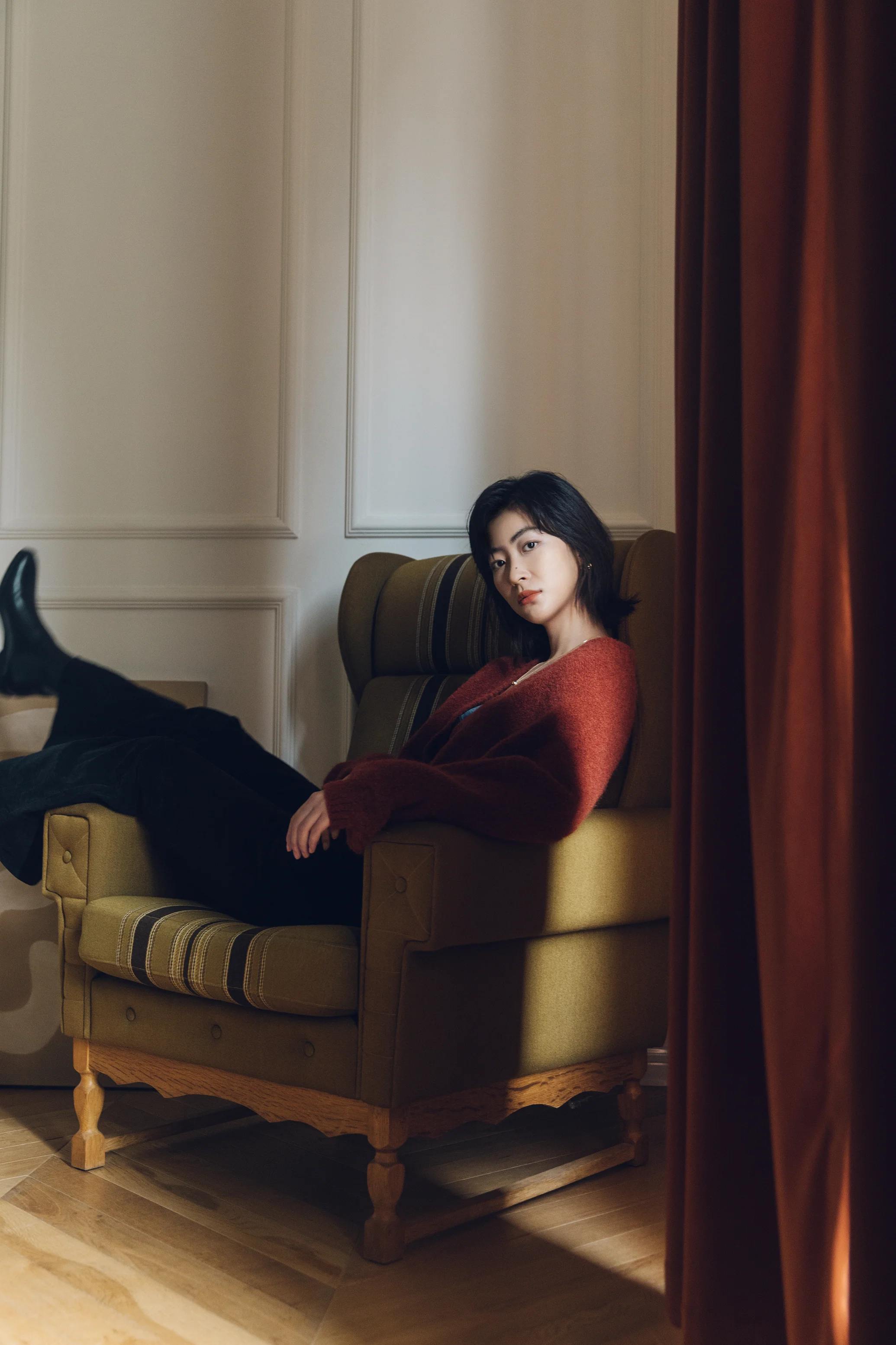 Alpaca Wrap Cardigan - Image 9