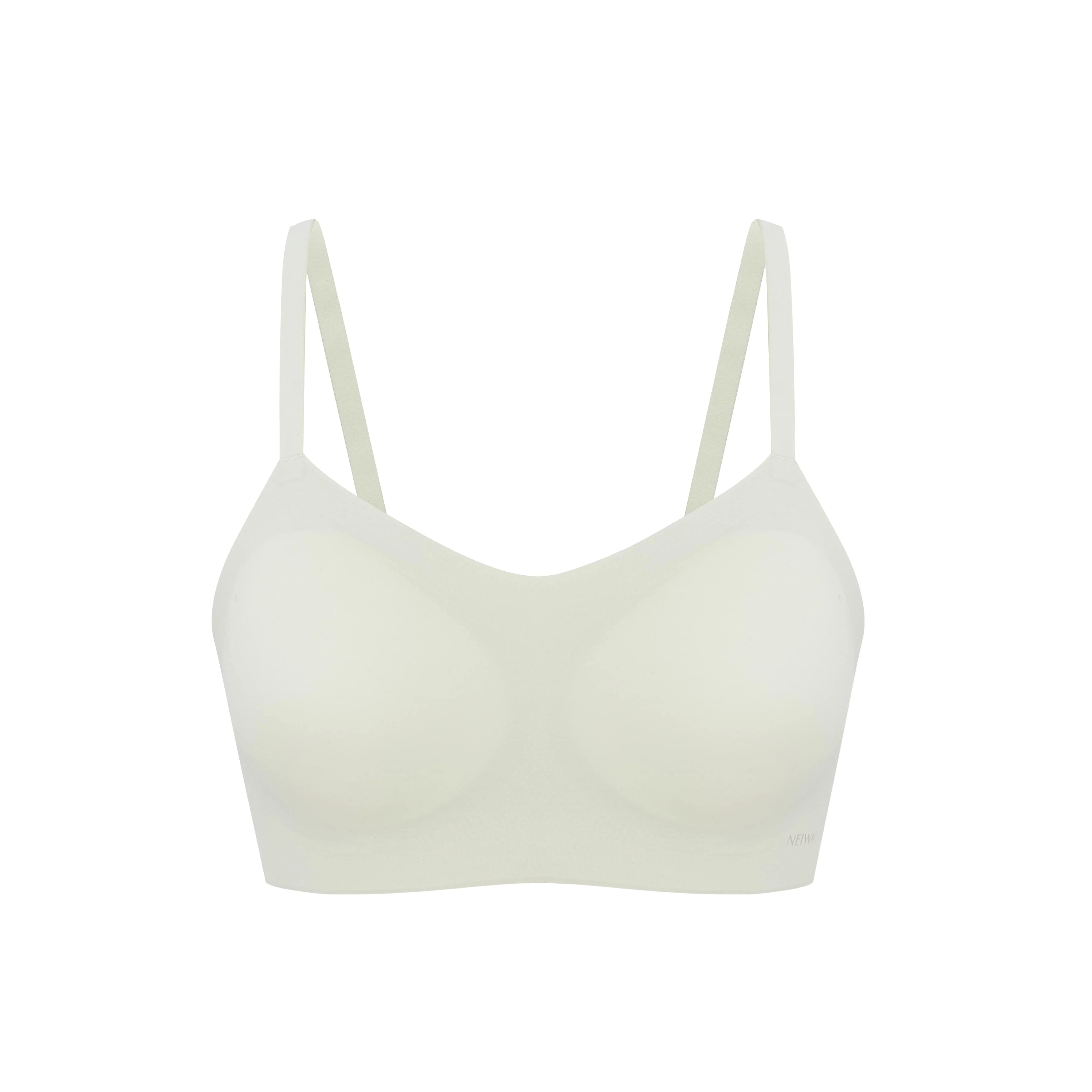 Cotton Barely Zero Spaghetti Strap Bra - Image 12