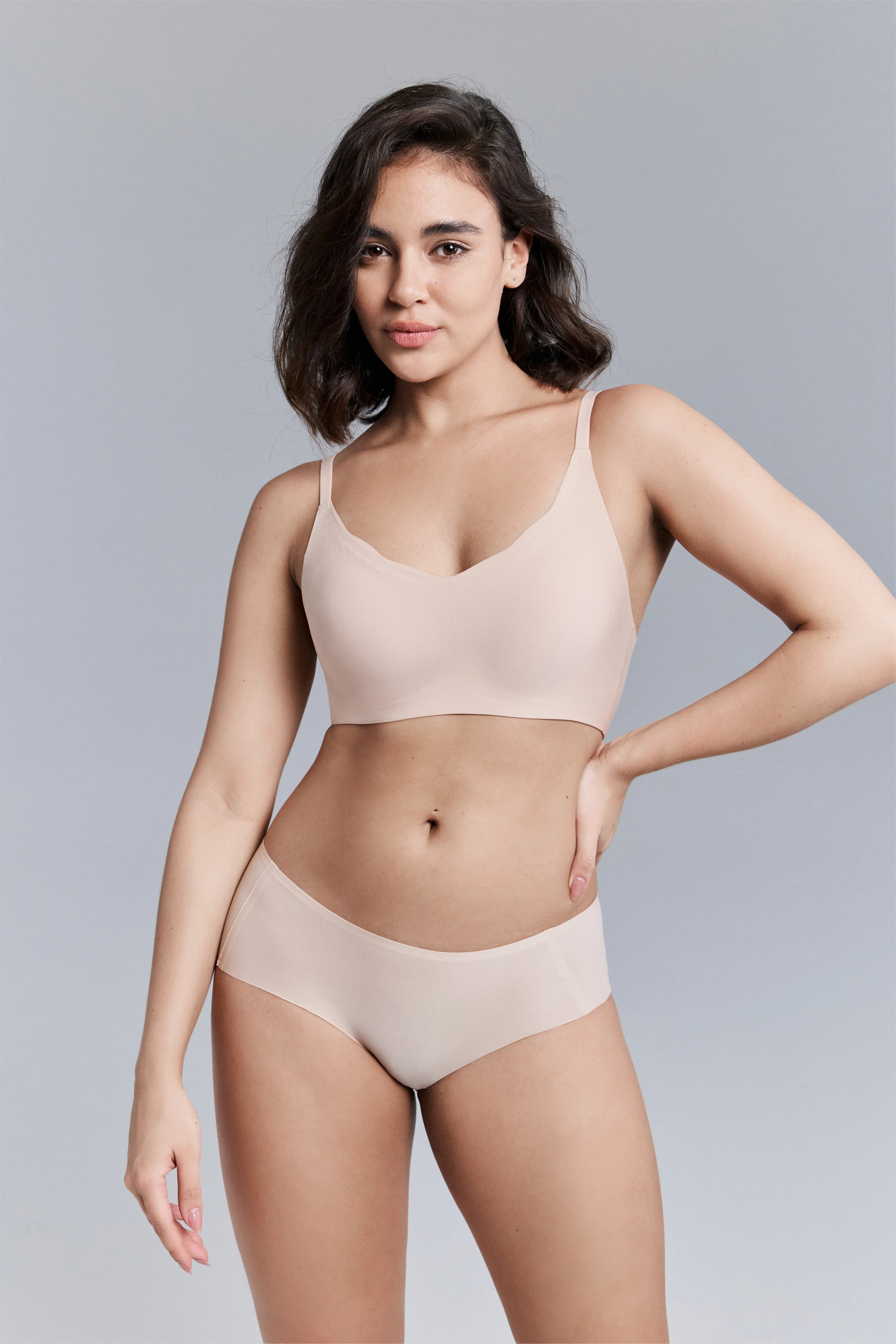 Barely Zero Fixed Cup Wavy Bra - Image 3