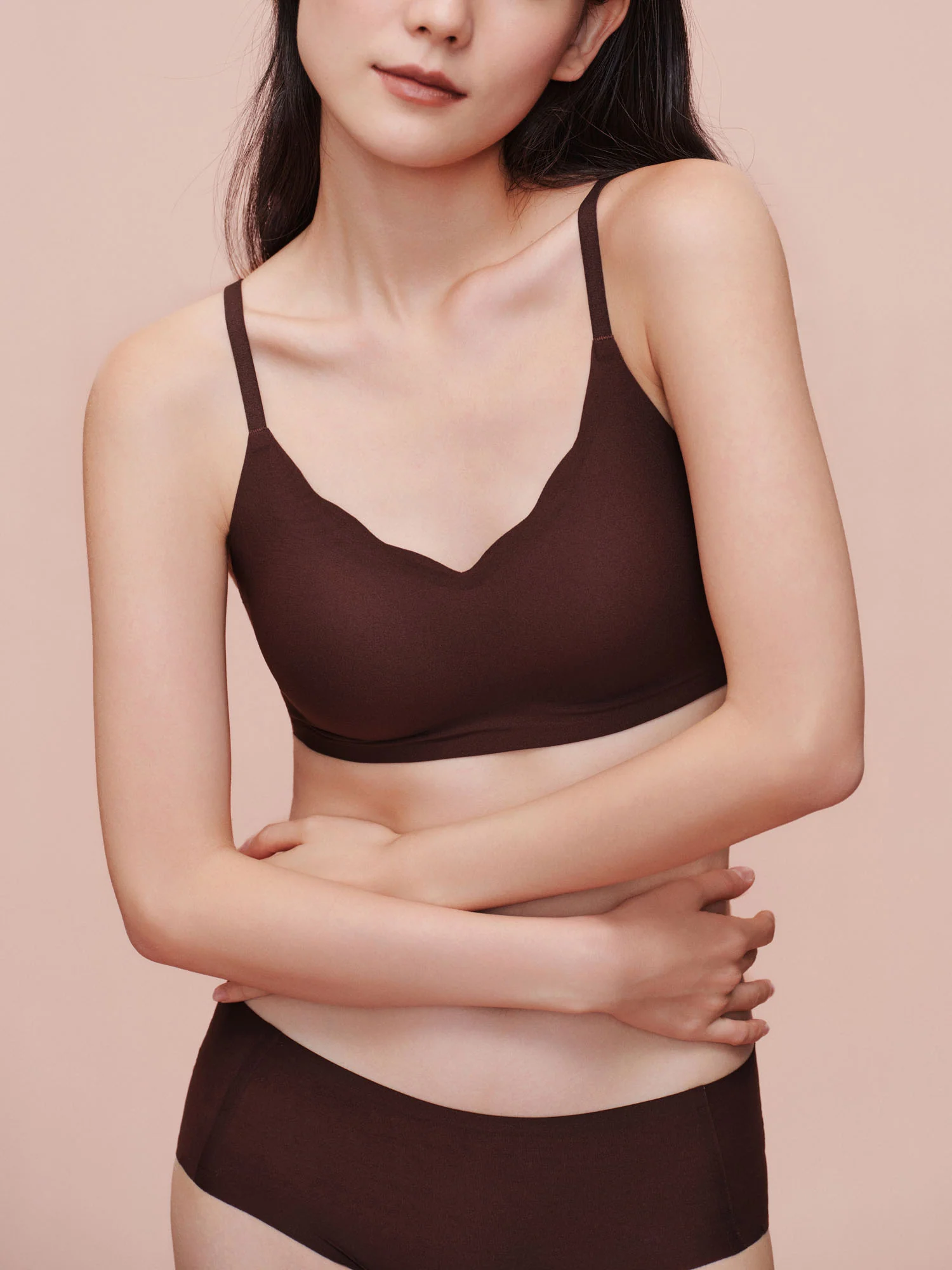 Barely Zero Fixed Cup Wavy Clasp Bra - Image 3