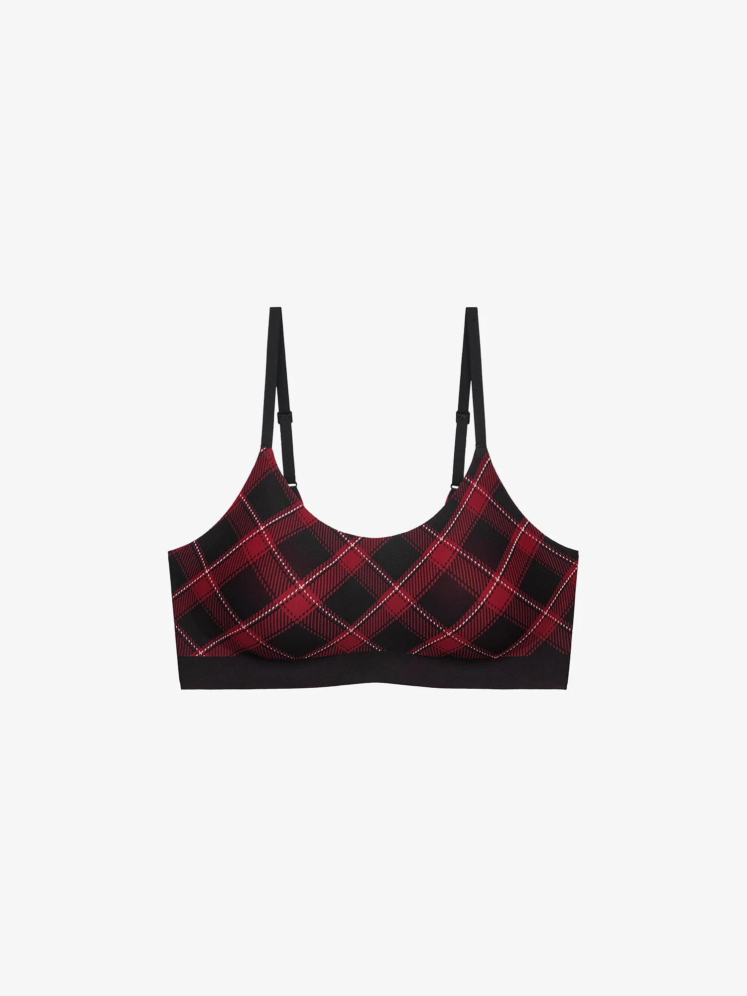 Barely Zero Red Plaid Bra - Holiday Limited Edition - Image 8