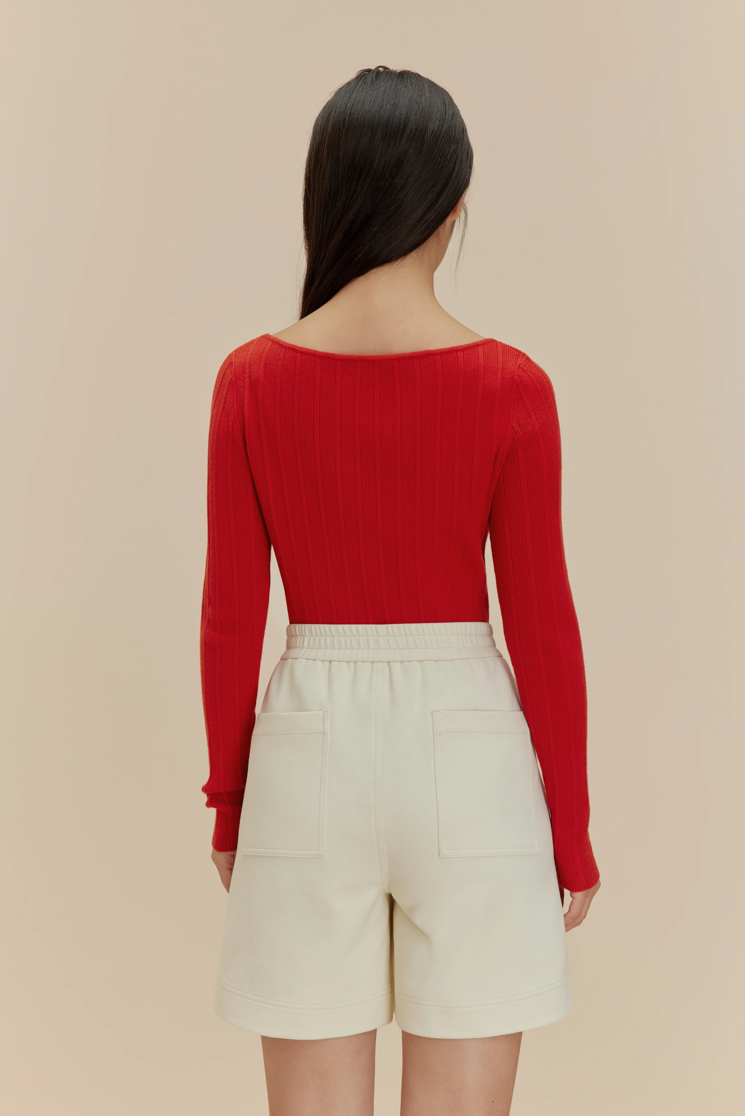 Knitted Ribbed Cardigan - Image 12