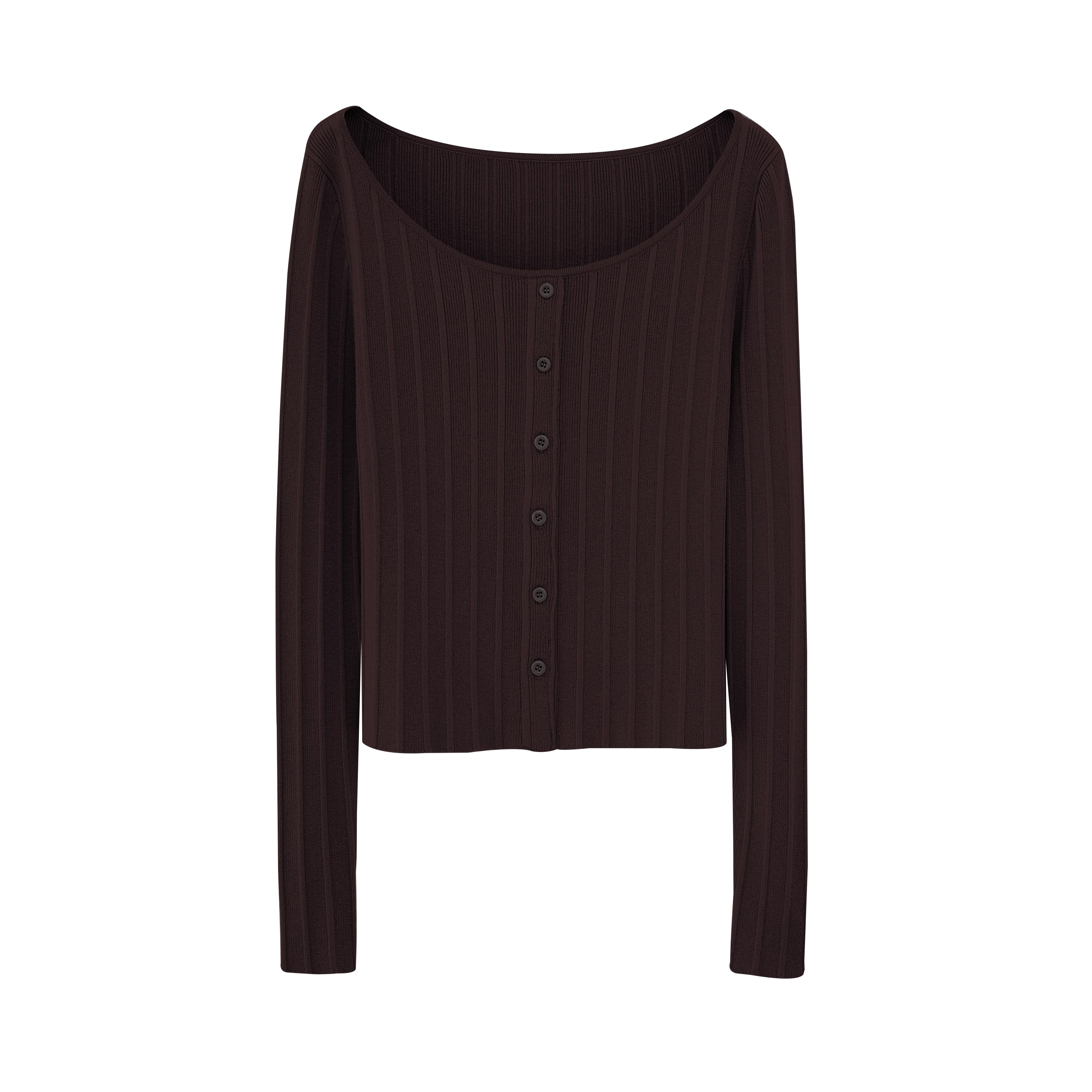 Knitted Ribbed Cardigan - Image 14