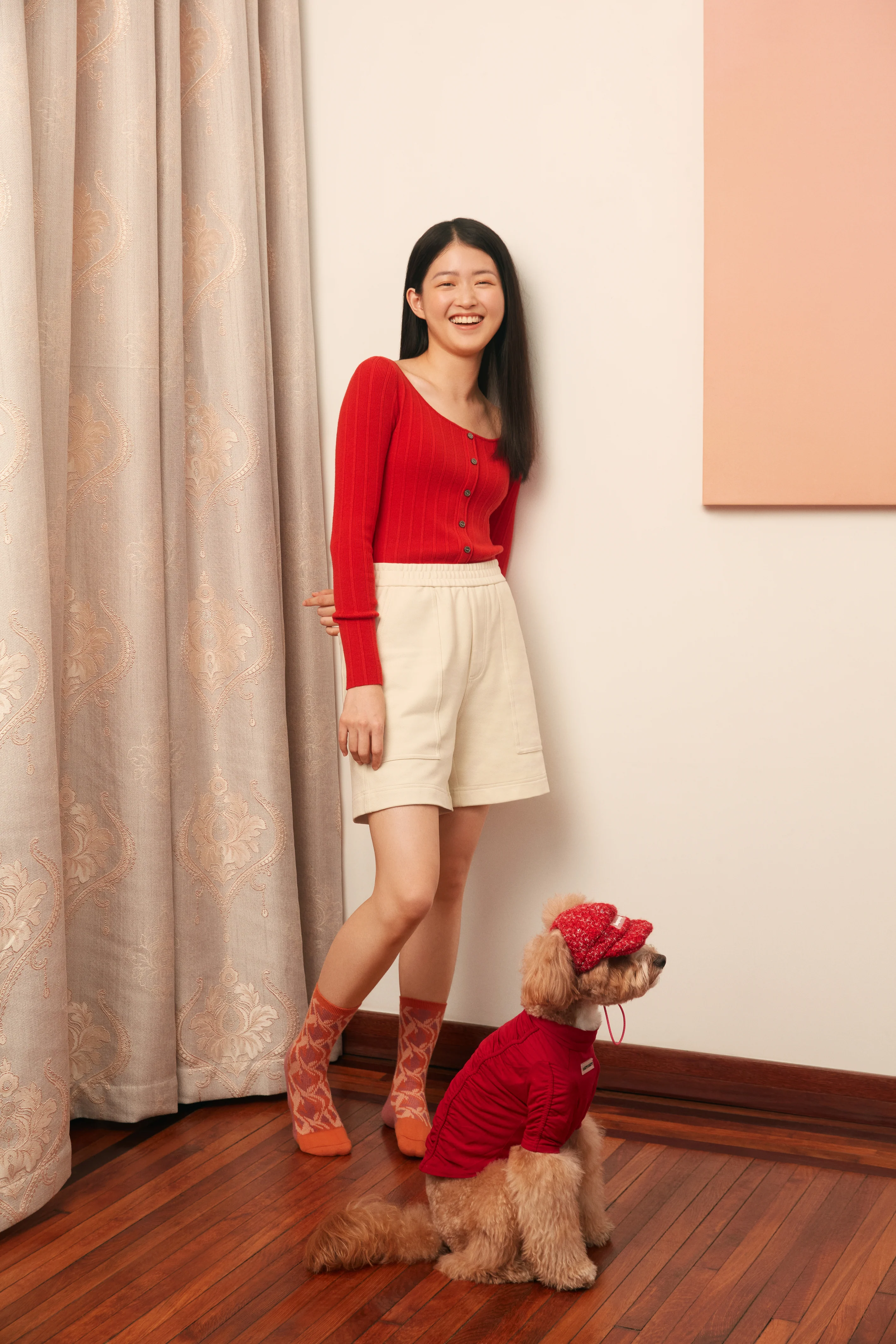 Knitted Ribbed Cardigan - Image 7