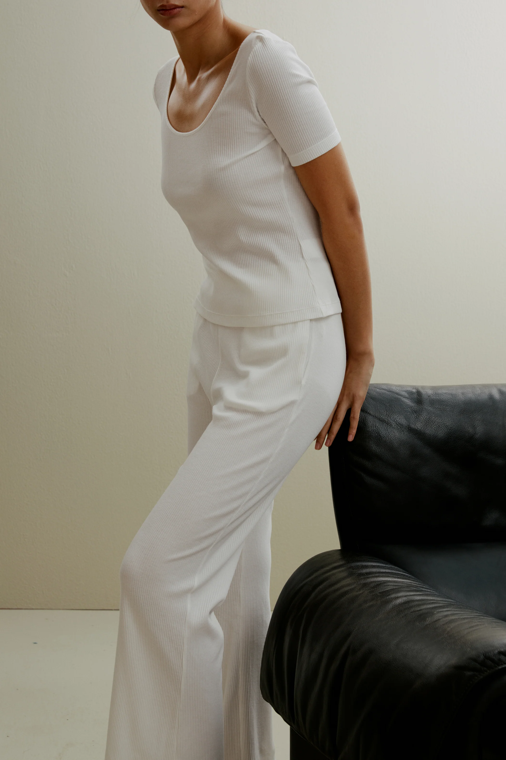 Laid Back Ribbed Pajama Top - Image 2