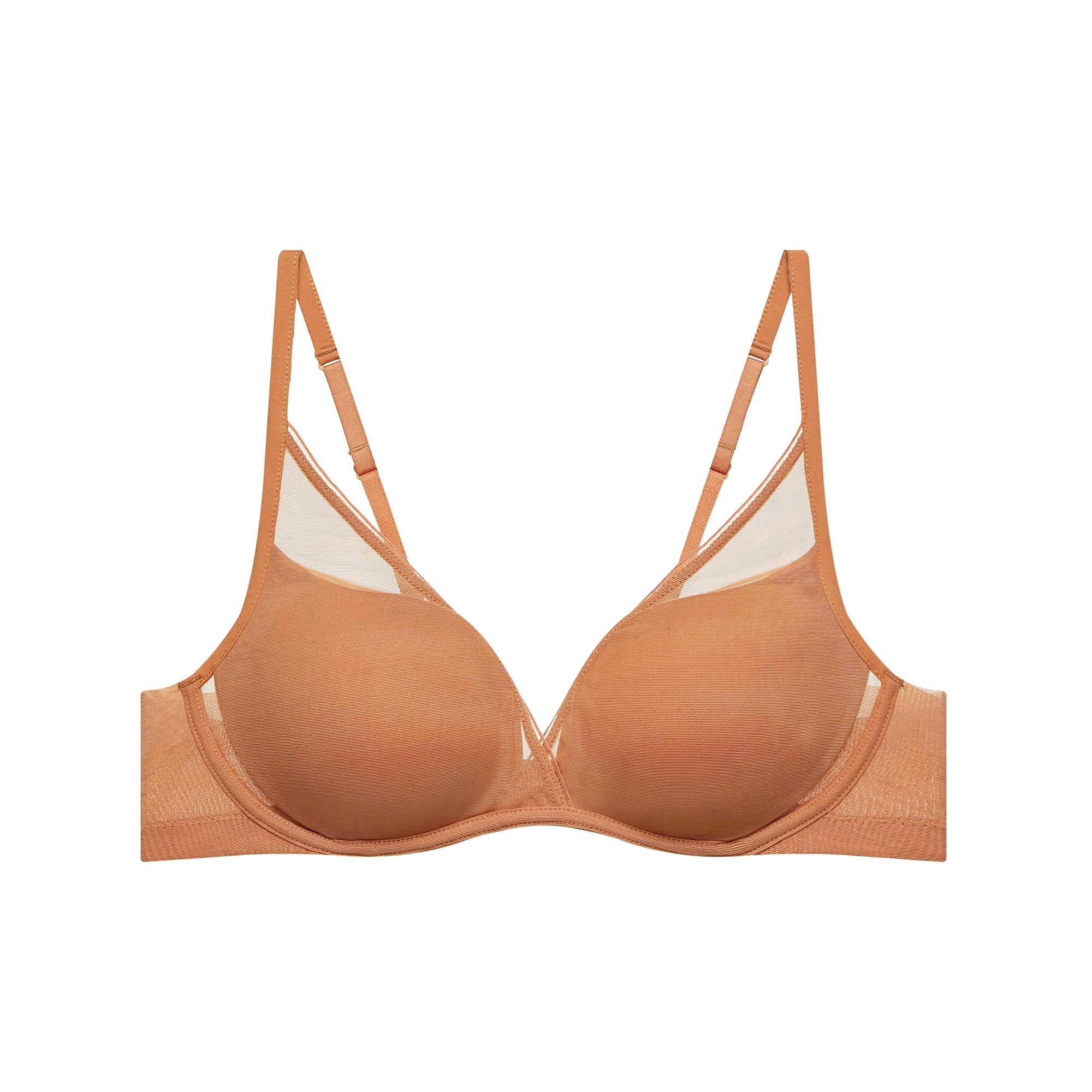 Nude Shape Mesh Bra - Image 9