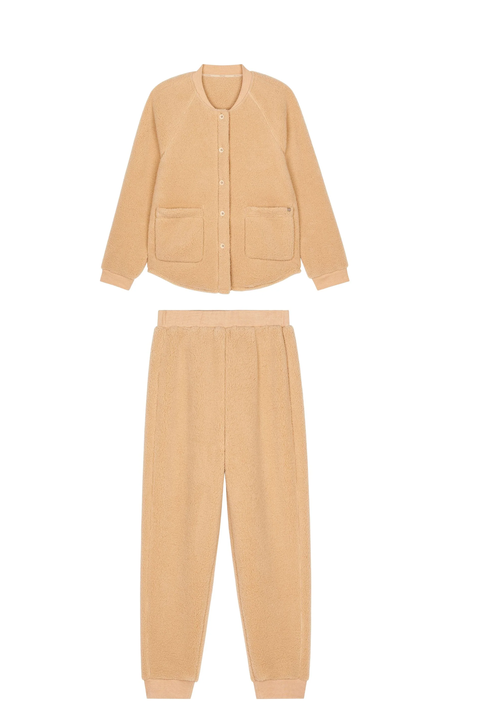 Sherpa Fleece Pajama Set - Image 3